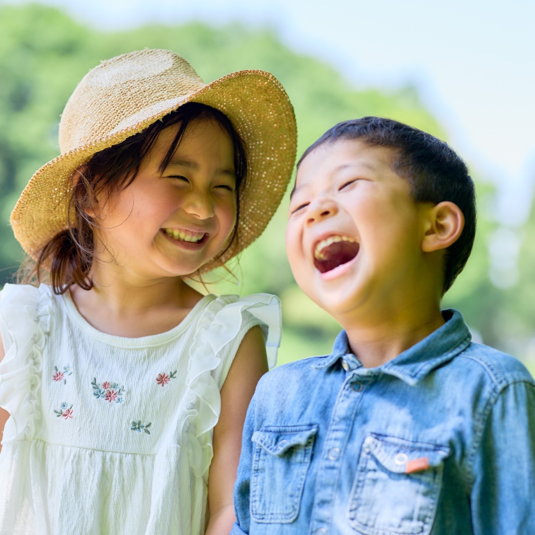 image of happy autistic children