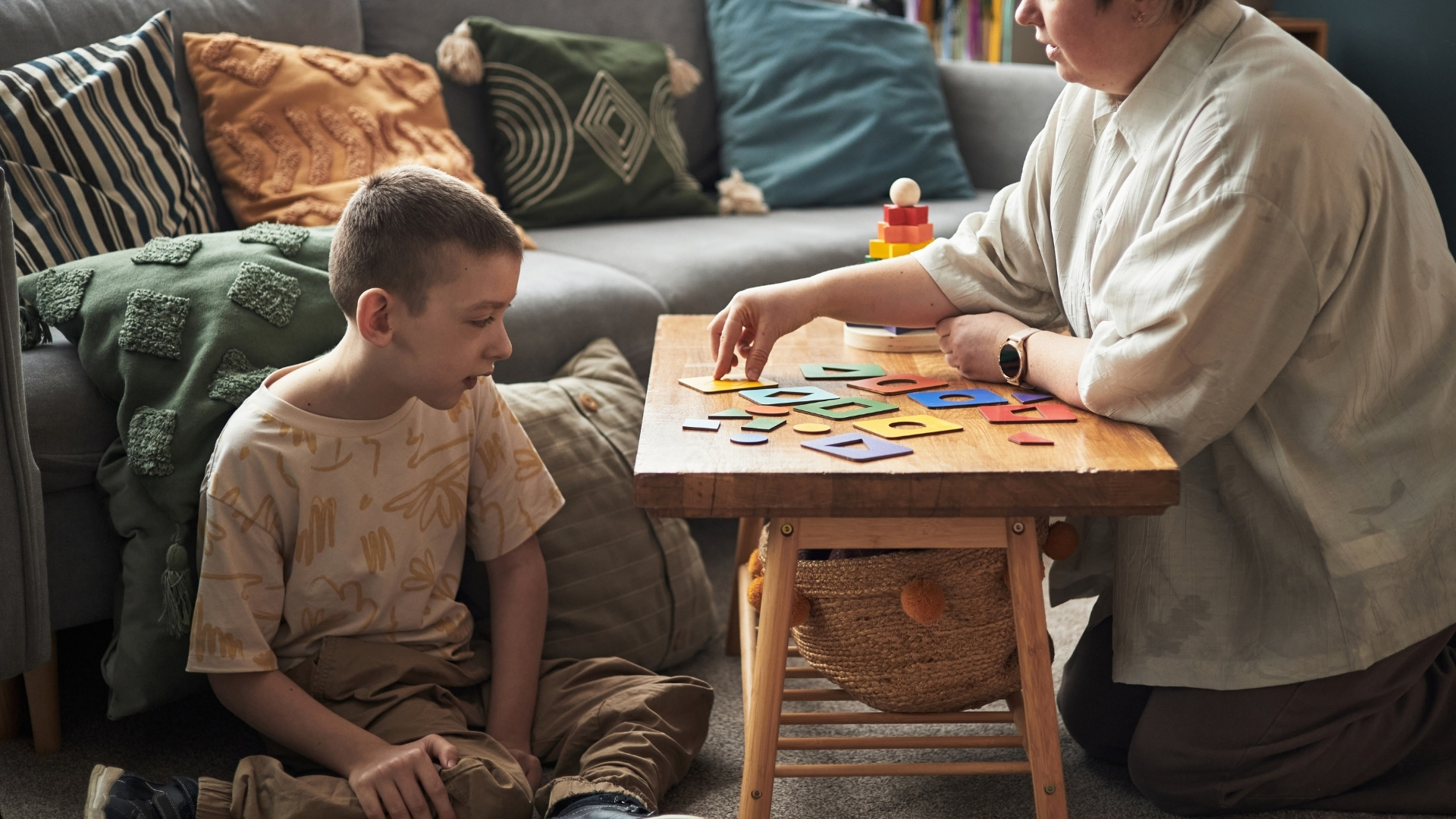 image of autism therapy